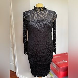 Le Chateau velvet burnout dress size XL